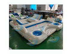 Inflatable Zone Blob Jump, Inflatable Floating Island, Floating Water Games For Sale & Water Jumping Platform