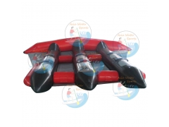 6 seats Red Inflatable Flying Fish