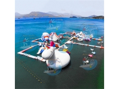 Inflaltabe island,floating Water Park,Fun at the Sea!
