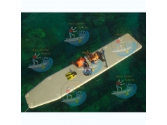 Inflatable Floating Platform
