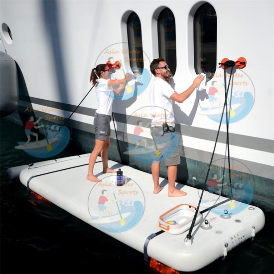 inflatable work float platform
