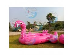 Inflatable Flamingo Island