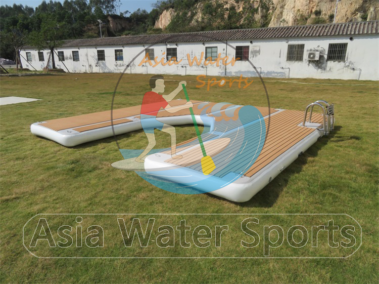Inflatable Pontoon Dock Inflatable Floating Platform Deck